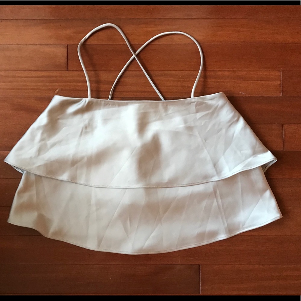 Zara Silver Short Camisole